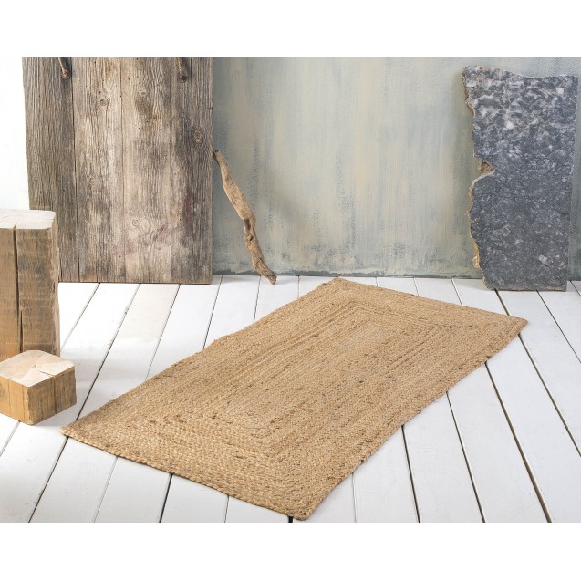 Χαλάκι Rythmos Rattan 01 Μπεζ 70x140