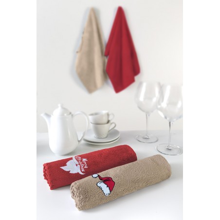 Σετ Πετσέτες 2 Τεμαχίων Saint Clair Christmas Towels Set 1 35x50