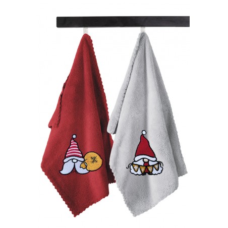 Σετ Πετσέτες 2 Τεμαχίων Saint Clair Christmas Towels Set 4 35x50