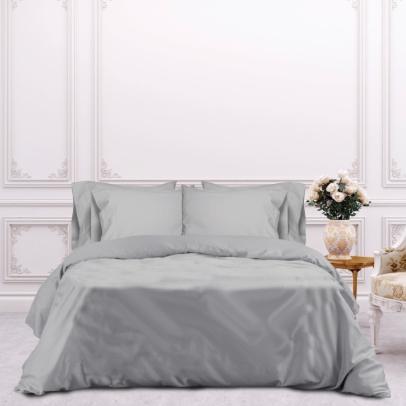 Σεντόνι King Size Makis Tselios Rihanna Silver Grey 260x280