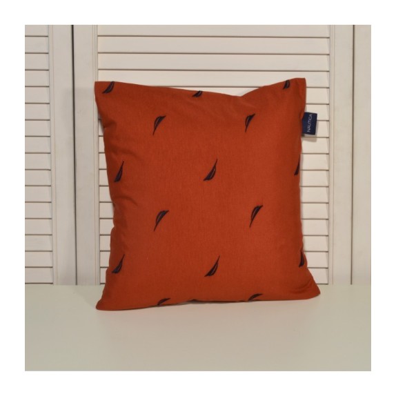 Μαξιλαροθήκη Διακόσμησης Nautica 224 Κεραμιδί 40x40