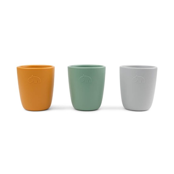 Σετ Παιδικά Ποτηράκια Σιλικόνης 3 Τεμαχίων Done by Deer...