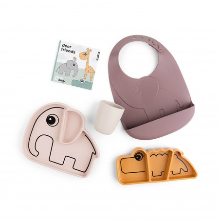 Παιδικό Σετ Φαγητού 4 Τεμαχίων Done By Deer Friends Powder Mix BR76653