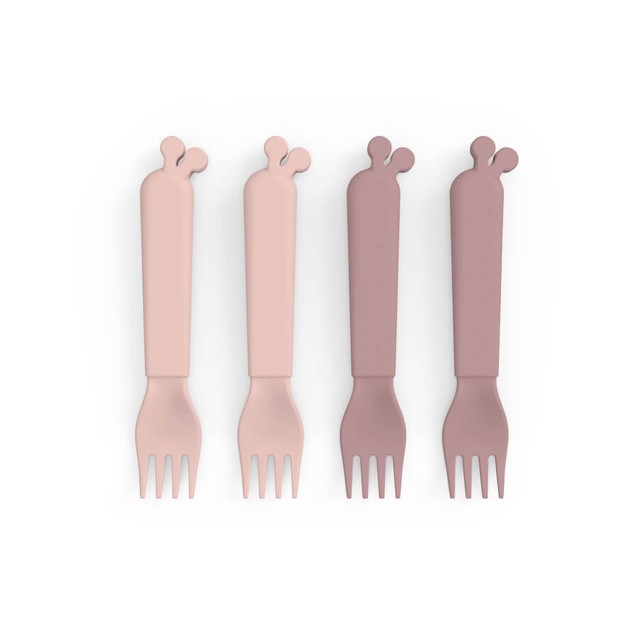 Σετ Παιδικά Πηρούνια Σιλικόνης 4 Τεμαχίων Done...