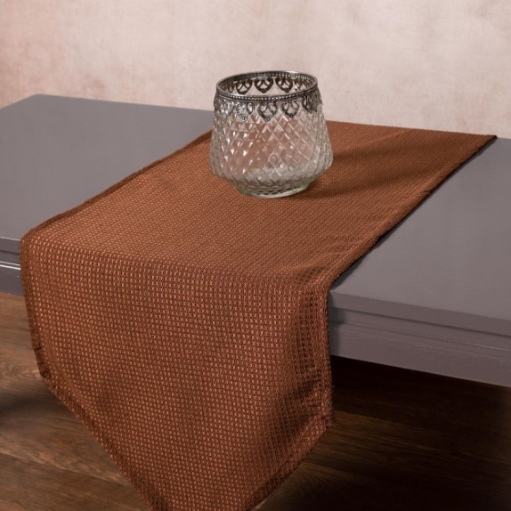 Runner Silk Fashion Nelly Καφέ 40x150