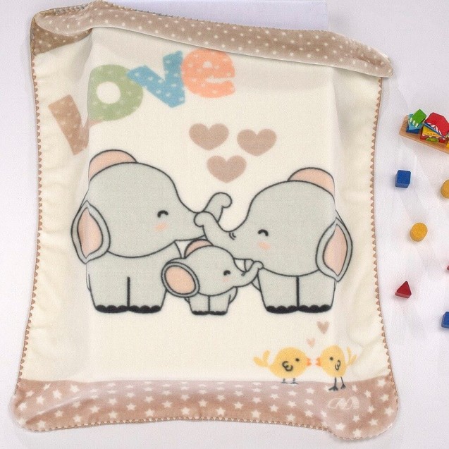 Κουβέρτα Βελουτέ Κούνιας Morven Piccola L45...