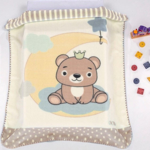 Κουβέρτα Βελουτέ Κούνιας Morven Piccola L46...