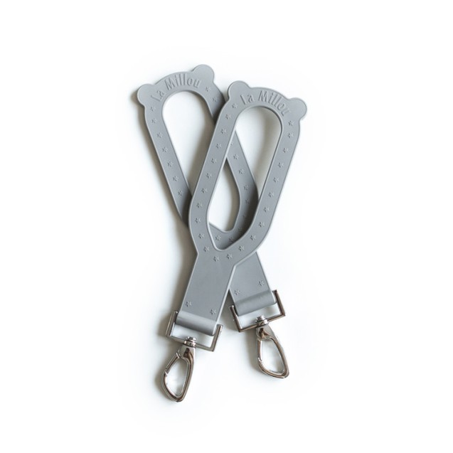 Γάντζοι για καρότσι La Millou Grey -Silver