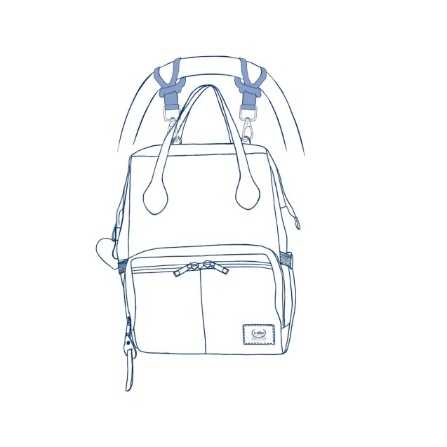 Γάντζοι για καρότσι La Millou Grey -Silver