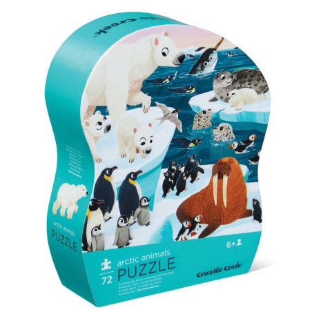 Παζλ 72 Κομματιών Crocodile Creek Ζώα του Αρκτικού Κύκλου BER-3852178