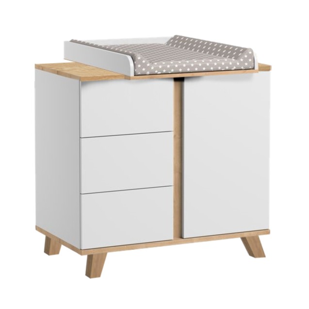 Συρταριέρα-Αλλαξιέρα Bebe Stars Cappuccino 460-12