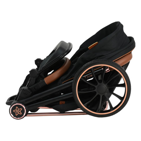 Πολυκαρότσι Bebe Stars Jewel Volcano Black 350-188