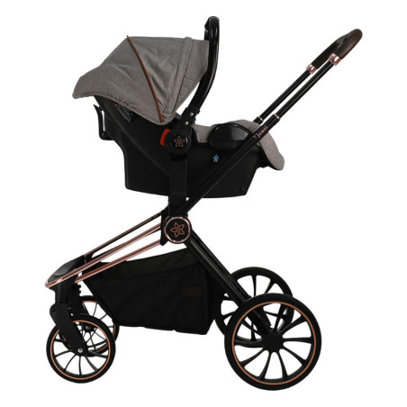 Πολυκαρότσι Bebe Stars Jewel Marble Beige 350-182