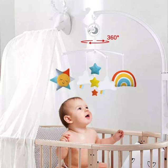 Mobile Κούνιας Bebe Stars Rainbow 854-100