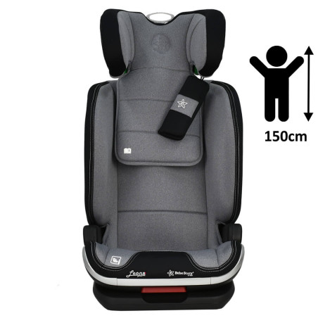 Κάθισμα Αυτοκινήτου Bebe Stars Leon Plus Isofix I-Size Grey 944-186