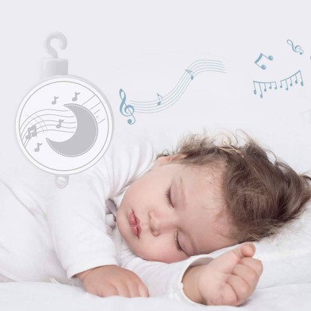 Μουσικό Περιστρεφόμενο Παιχνίδι Κούνιας Bebe Stars Raccoon 854-186