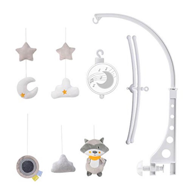 Μουσικό Περιστρεφόμενο Παιχνίδι Κούνιας Bebe...