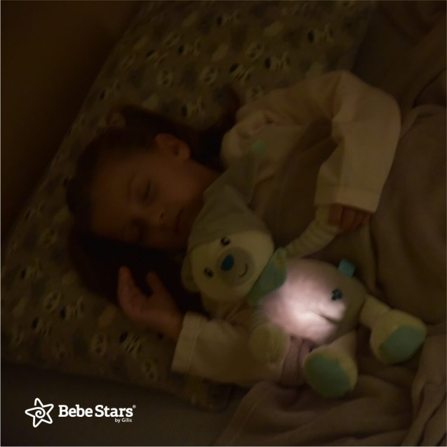 Φωτεινός Αγκαλίτσας με Ήχους Bebe Stars Bear...