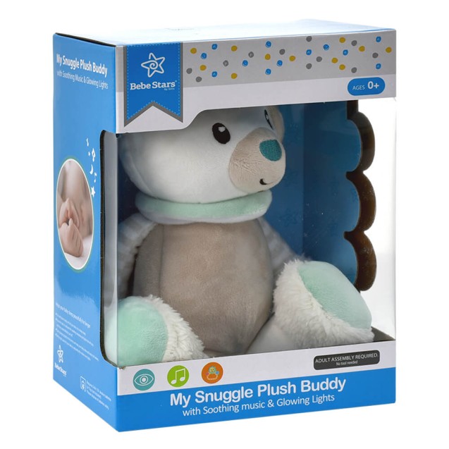 Φωτεινός Αγκαλίτσας με Ήχους Bebe Stars Bear...