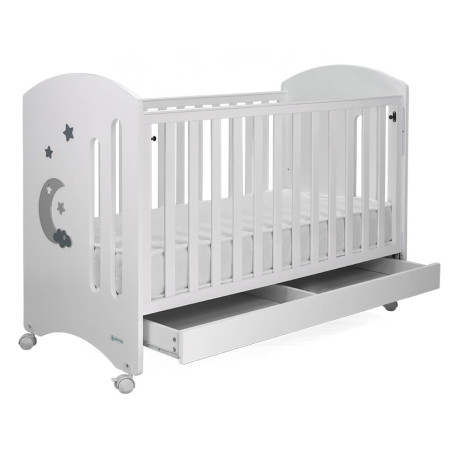 Κούνια Bebe Stars Azure White 450-02