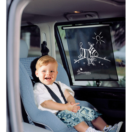 Σετ Ηλιοπροστασίες Αυτοκινήτου 2 Τεμαχίων DreamBaby Roller Zebra & Tiger BR75800