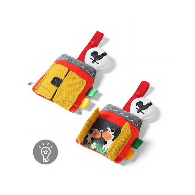 Κρεμαστό Παιχνίδι Babyono Φάρμα Με Ζωάκια BN1488