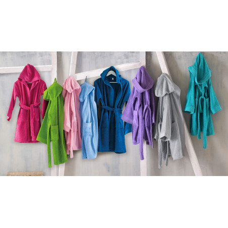 Παιδικό Μπουρνούζι με Κουκούλα Rythmos Twist Γκρι