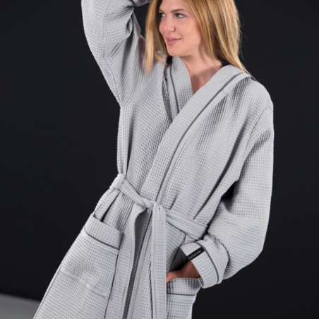 Μπουρνούζι Πικέ Guy Laroche Basic Grey