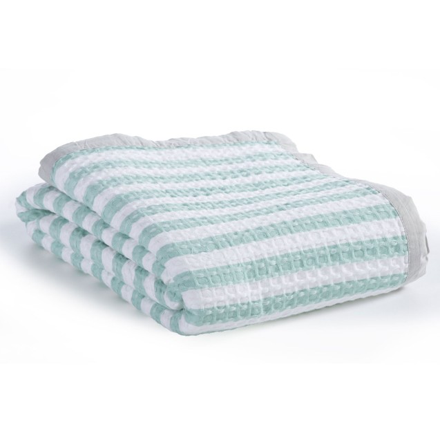 Παιδική Κουβέρτα Μονή Nef-Nef Happy Stripe Mint...