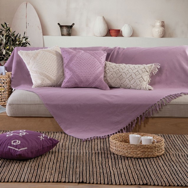 Ριχτάρι Τριθέσιου Nef-Nef Fargo Mauve 180x300