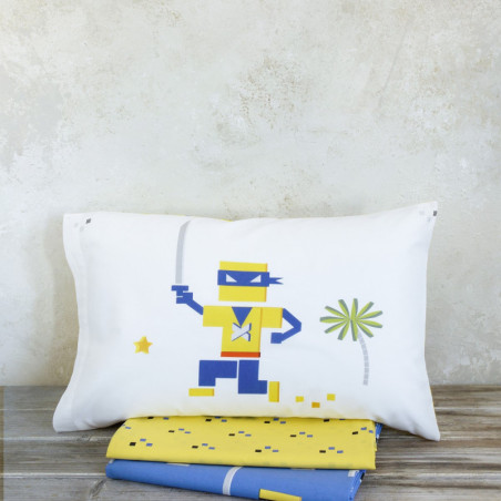 Σετ Παιδική Παπλωματοθήκη Μονή 2 Τεμαχίων Nima Atari 160x240