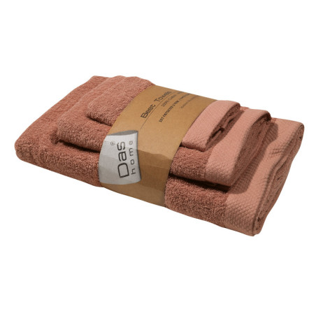 Σετ Πετσέτες 3 Τεμαχίων Das Home Best 0654