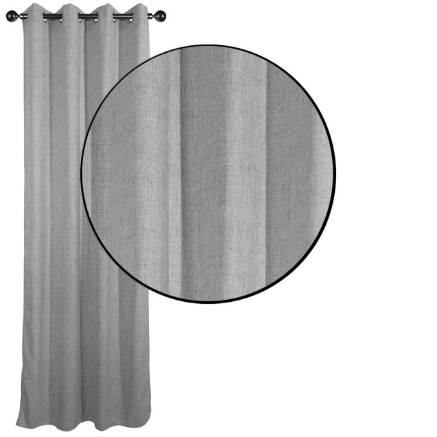 Κουρτίνα με Κρίκους Das Home 2237 140x270