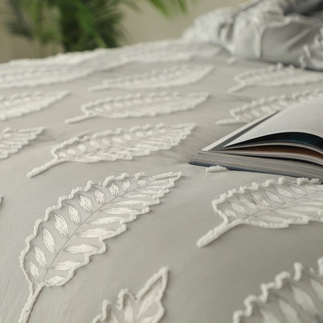 Κουβερλί Μονό Melinen Isla Grey 160x240