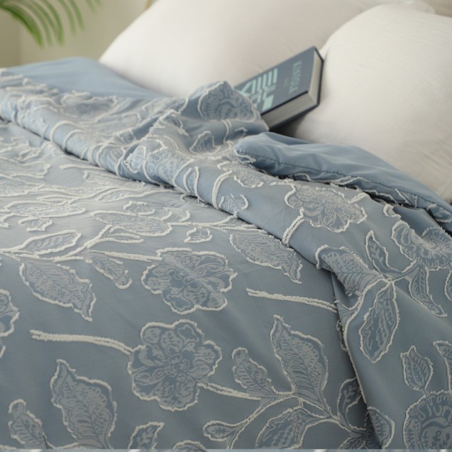 Κουβερλί Υπέρδιπλο Melinen Ariel Light Blue...