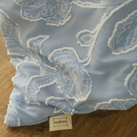 Κουβερλί Υπέρδιπλο Melinen Ariel Light Blue 220x240