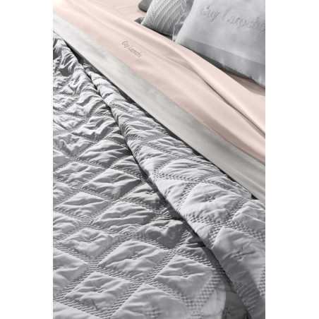 Σετ Κουβερλί King Size 3 Τεμαχίων Guy Laroche Fiera Silver 240x250