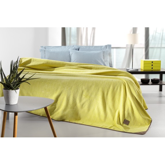 Κουβέρτα Fleece Διπλής Όψης Μονή Guy Laroche Polar Verde...