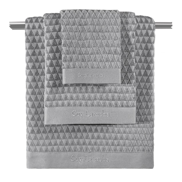 Σετ Πετσέτες 3 Τεμαχίων Guy Laroche Tokyo SIlver