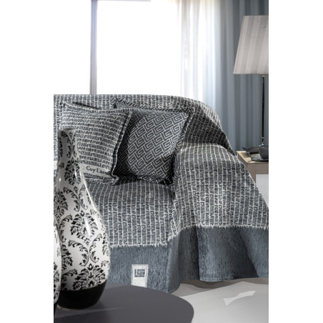 Ριχτάρι Πολυθρόνας Guy Laroche Parfait Anthracite 180x150