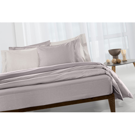 Σεντόνι Διπλό με Λάστιχο Guy Laroche Color Plus Melanze 140x200+32