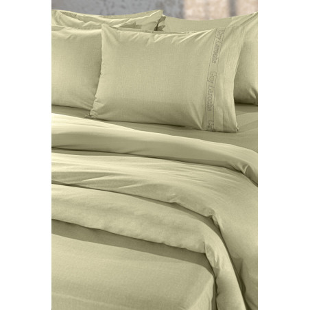 Σεντόνι Διπλό Guy Laroche Color Plus Olive 200x265