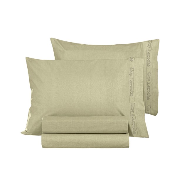 Σεντόνι Διπλό Guy Laroche Color Plus Olive 200x265