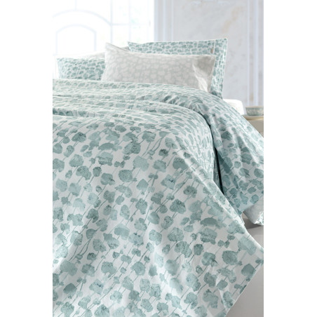 Σετ Σεντόνια Μονά με Λάστιχο 3 Τεμαχίων Guy Laroche Florian Mint 100x200+32