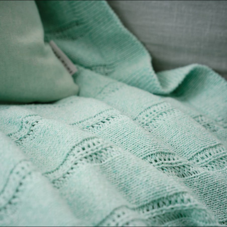 Ριχτάρι Διακοσμητικό Gofis Home Cerelia Glass Aqua 380/11 135x170