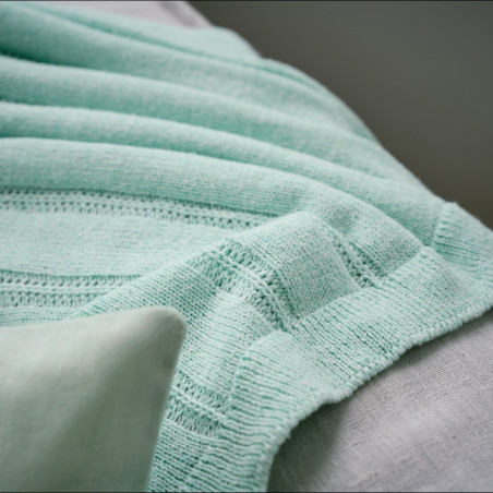 Ριχτάρι Διακοσμητικό Gofis Home Cerelia Glass Aqua 380/11 135x170