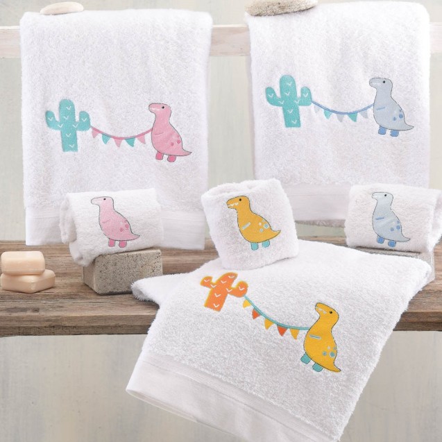 Σετ Παιδικές Πετσέτες 2 Τεμαχίων Rythmos Diego Ροζ