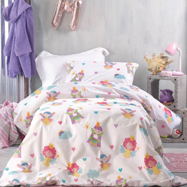 Σετ Παιδικά Σεντόνια Μονά με Λάστιχο 3 Τεμαχίων...