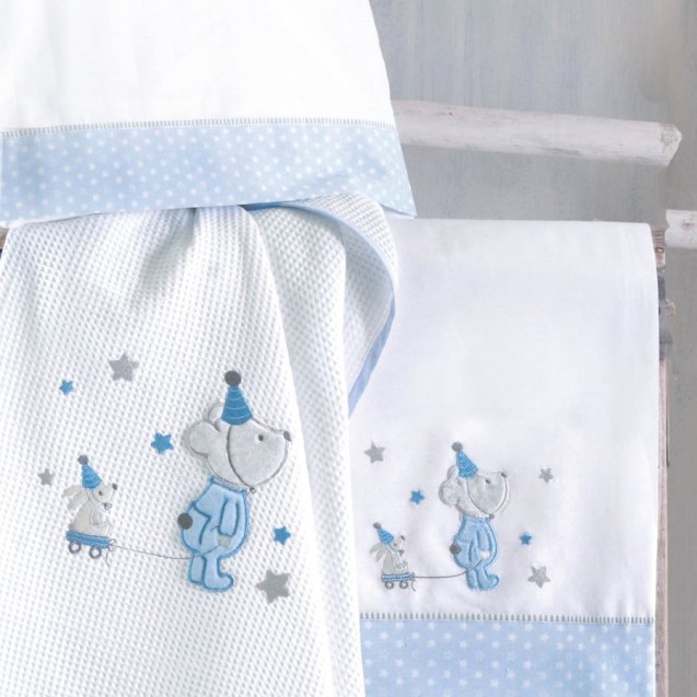 Σετ Σεντόνια Κούνιας 3 Τεμαχίων Rythmos Felix...