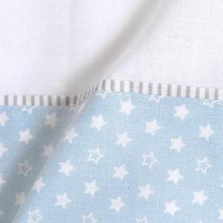 Σετ Σεντόνια Κούνιας 3 Τεμαχίων Rythmos Felix Σιέλ 100x160